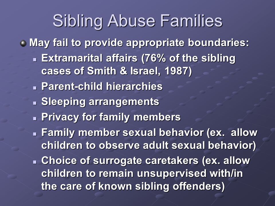 Ending a Relationship with an Abusive Parent, Child or Sibling, Part One